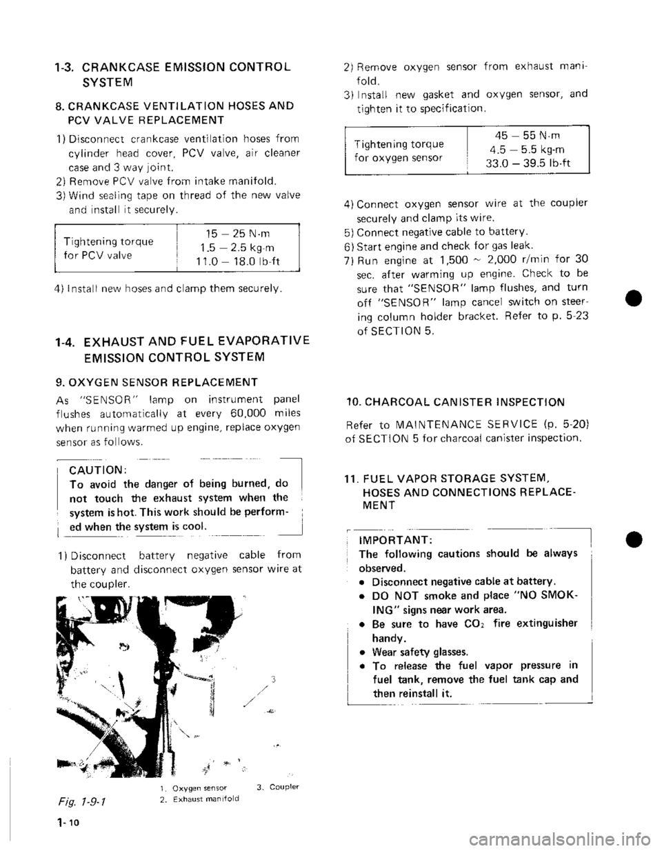 SUZUKI GRAND VITARA 1987  Service Repair Manual 