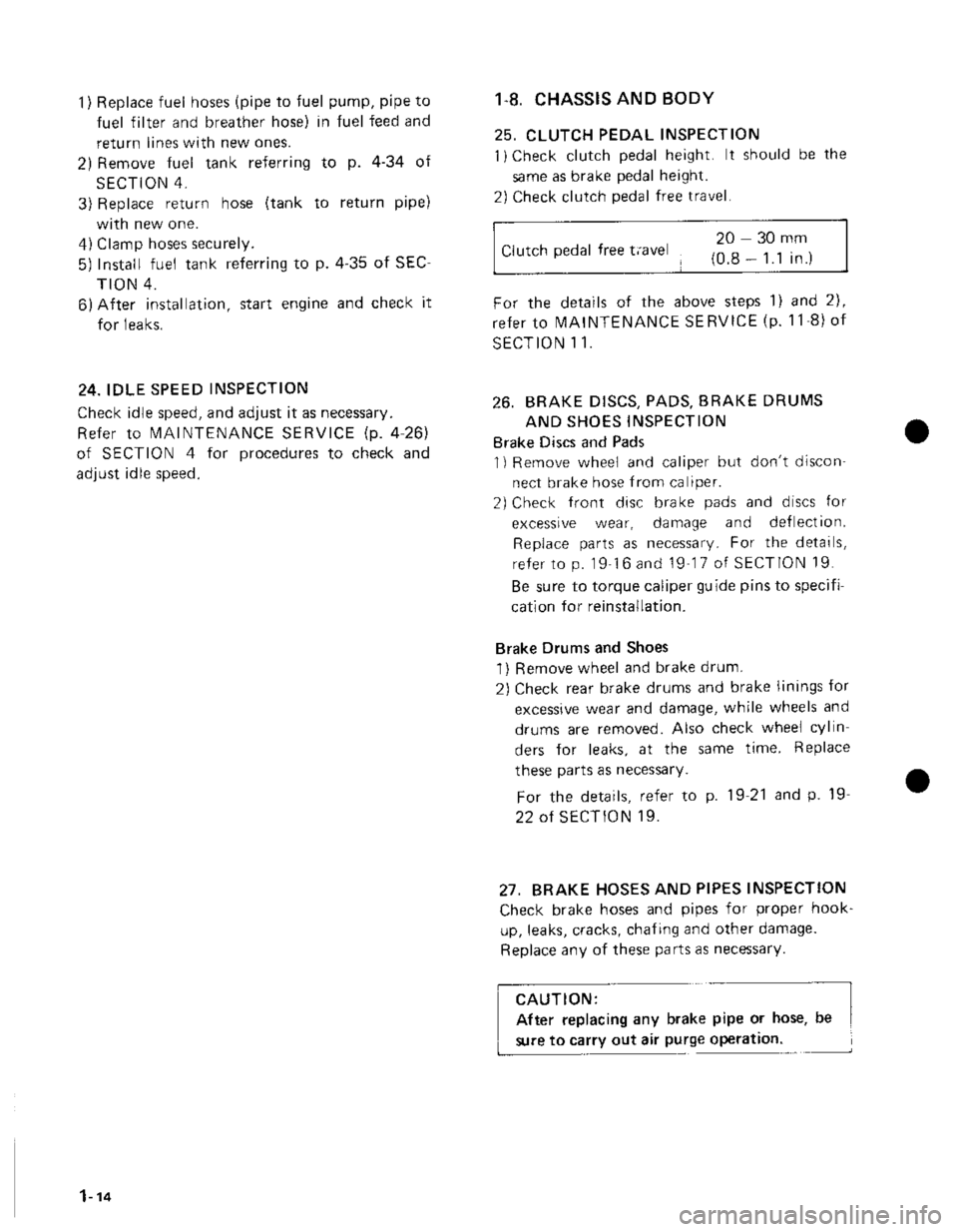 SUZUKI GRAND VITARA 1987  Service Repair Manual 