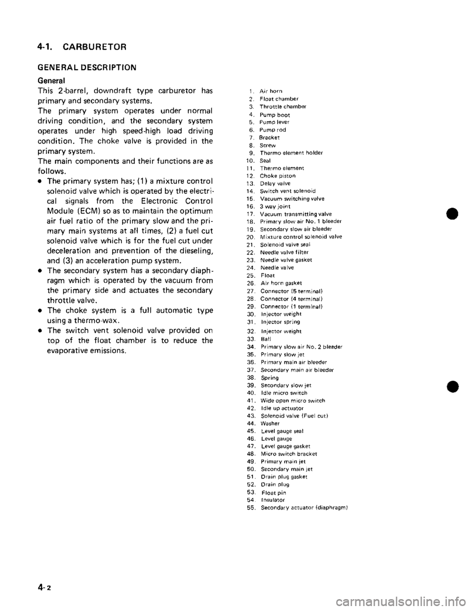 SUZUKI GRAND VITARA 1987  Service Repair Manual 
