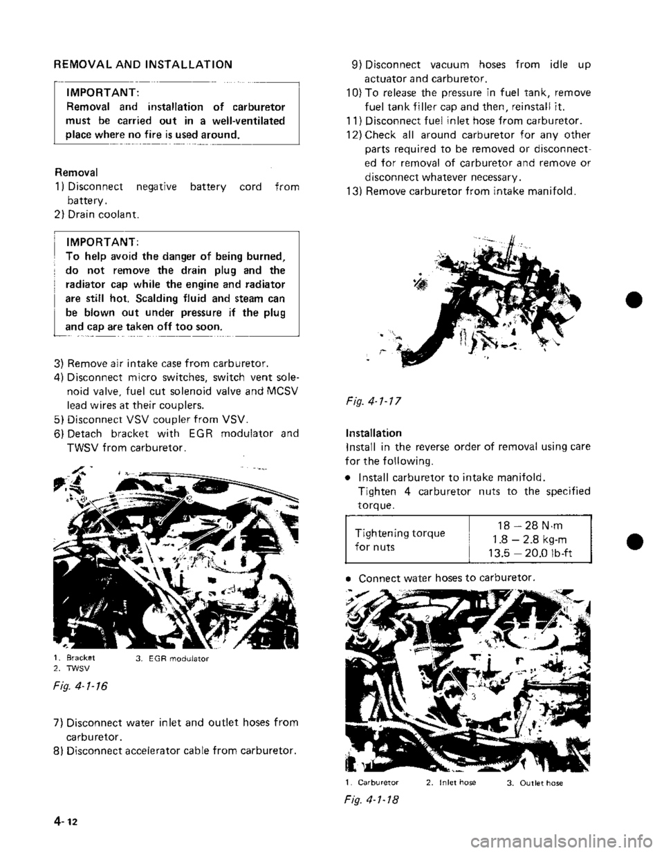 SUZUKI GRAND VITARA 1987  Service Repair Manual 