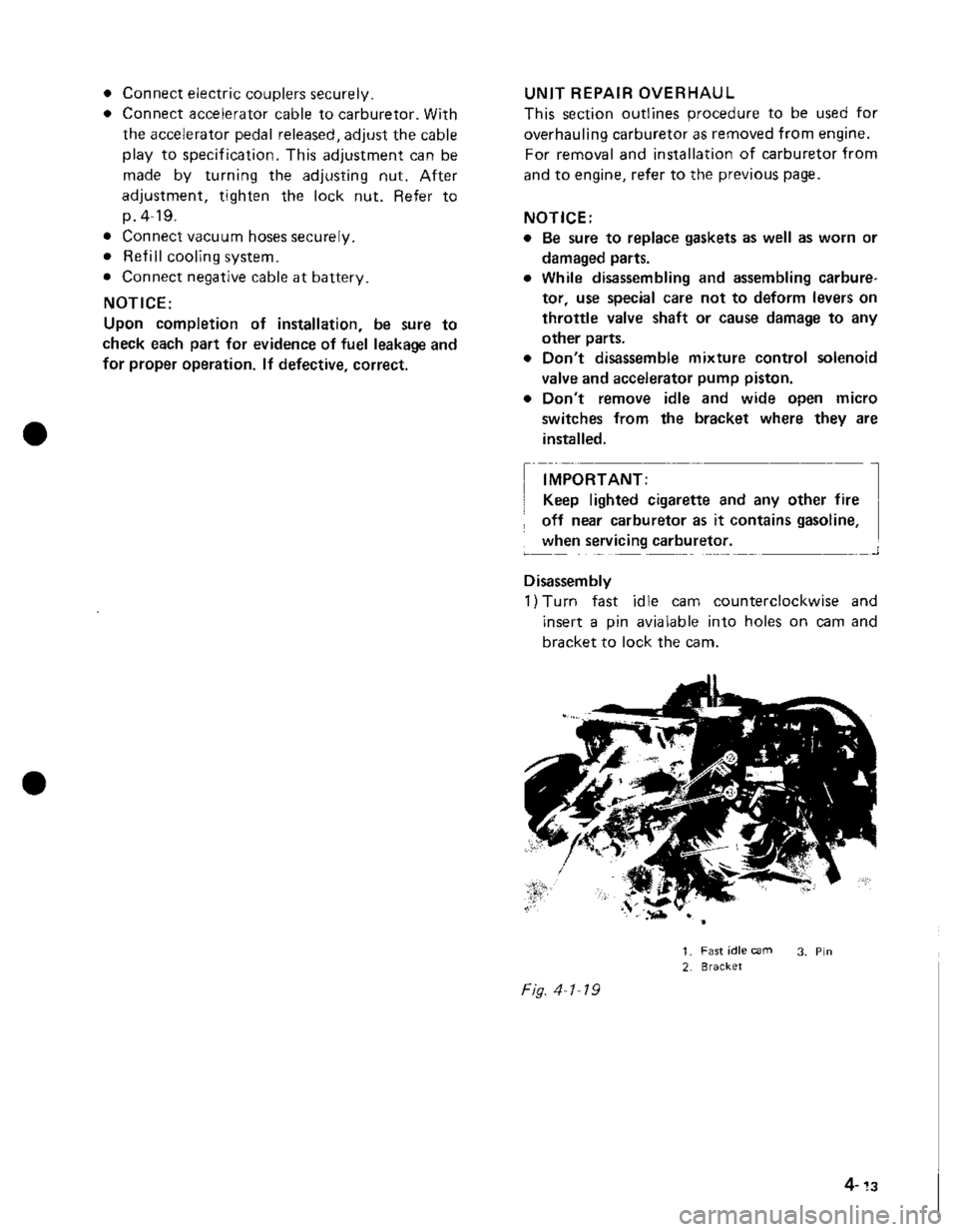SUZUKI GRAND VITARA 1987  Service Repair Manual 