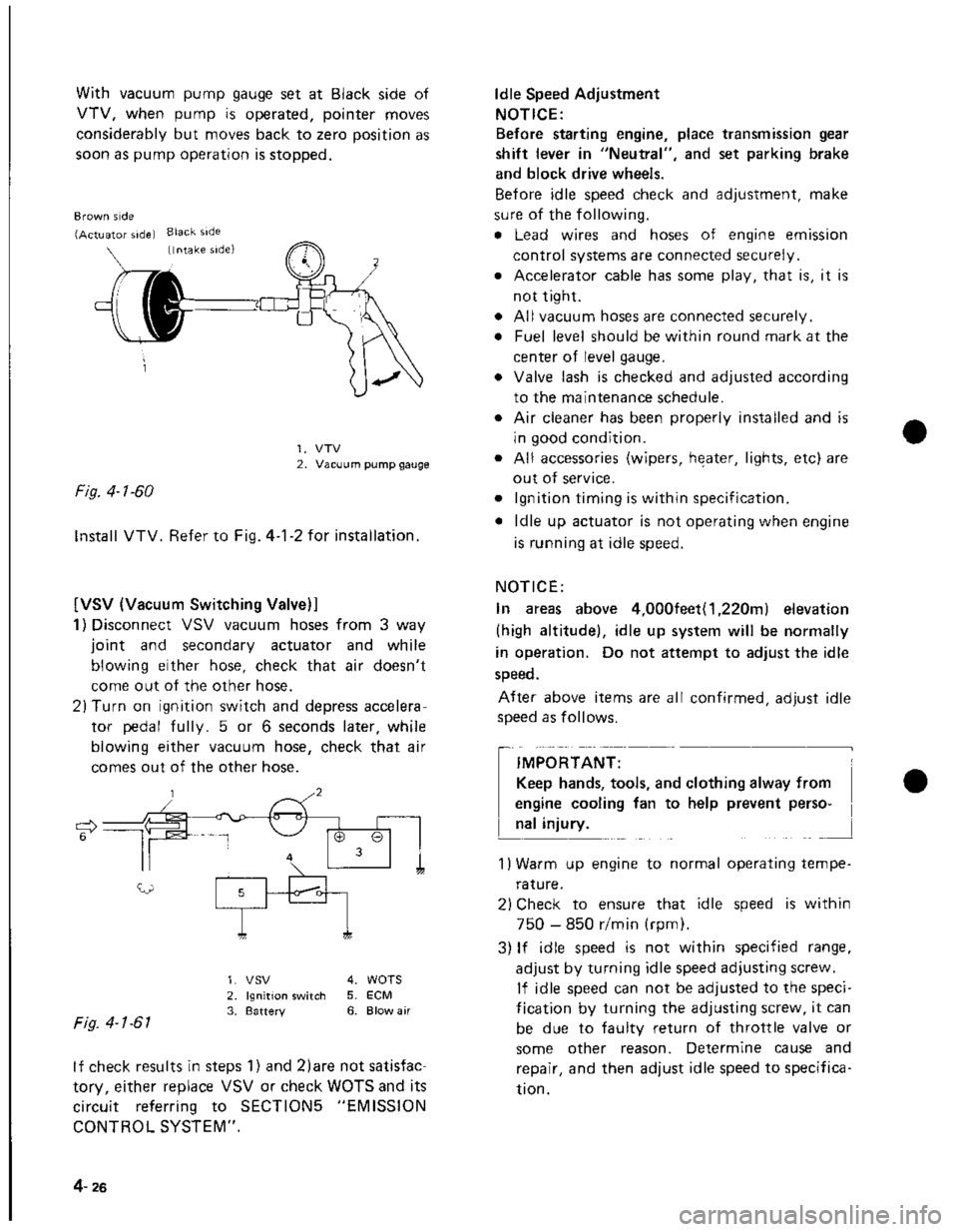 SUZUKI GRAND VITARA 1987  Service Repair Manual 