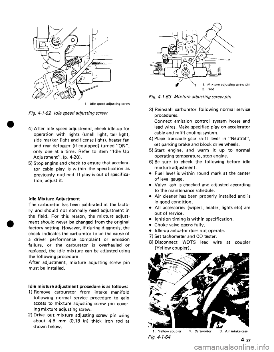 SUZUKI GRAND VITARA 1987  Service Repair Manual 