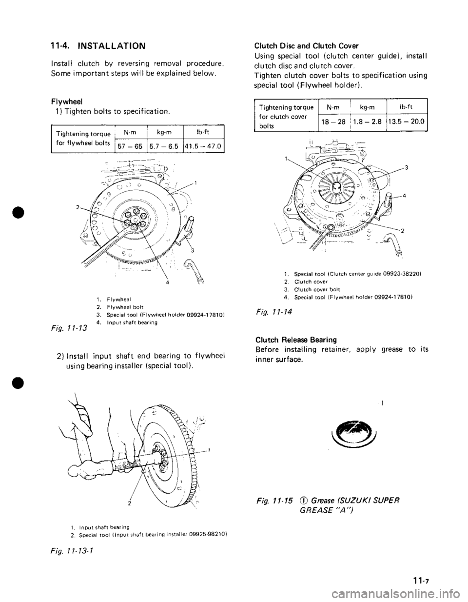 SUZUKI GRAND VITARA 1987  Service Repair Manual 
