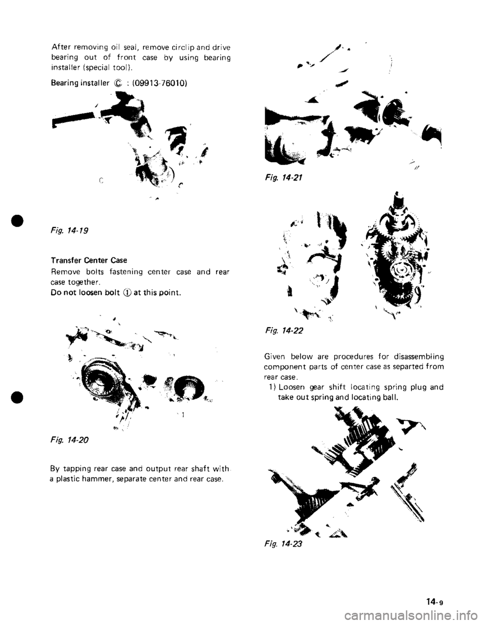 SUZUKI GRAND VITARA 1987  Service Repair Manual 