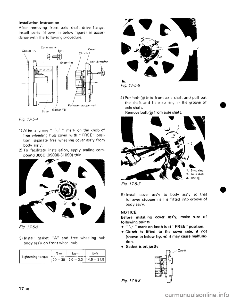 SUZUKI GRAND VITARA 1987  Service Repair Manual 