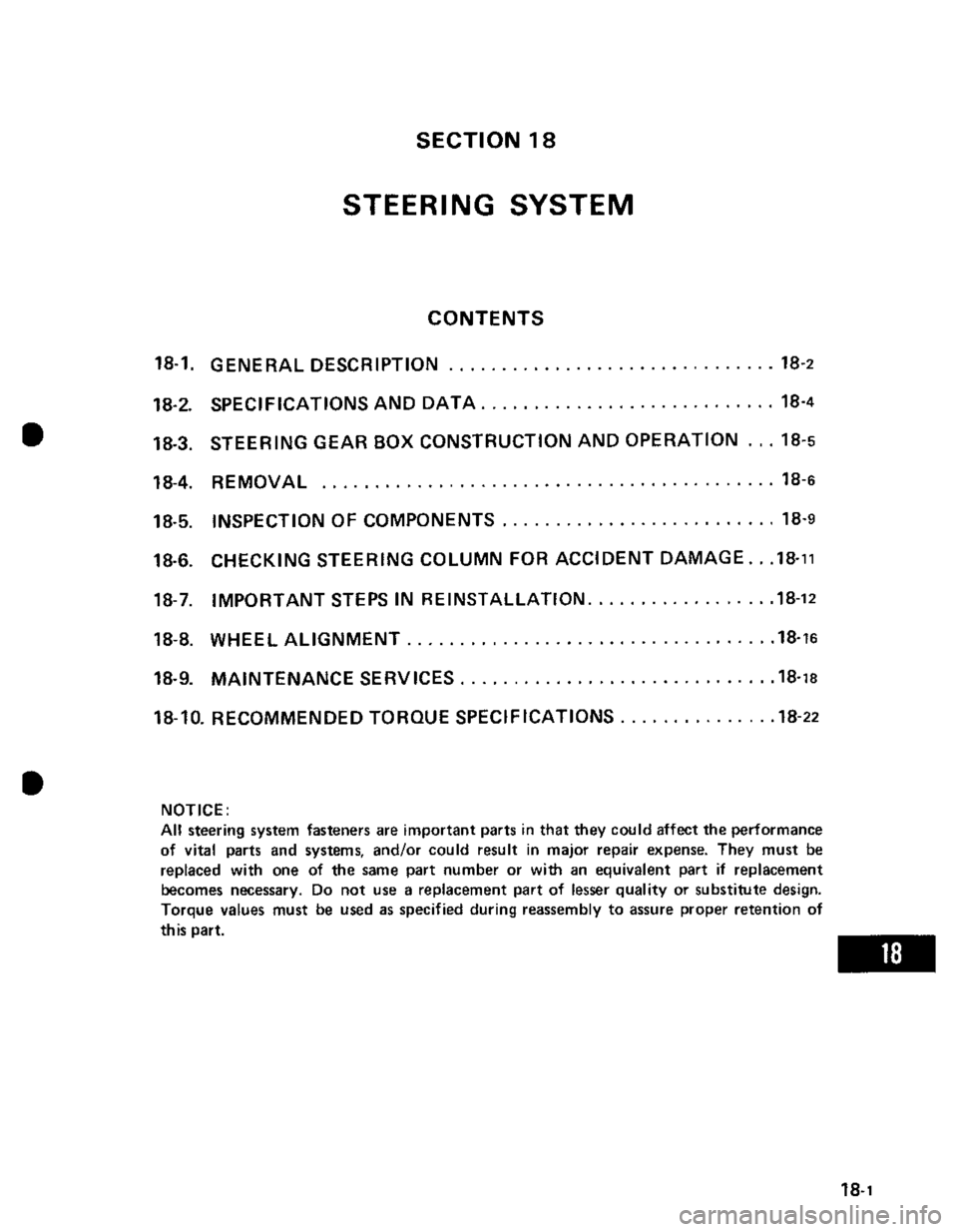 SUZUKI GRAND VITARA 1987  Service Repair Manual 