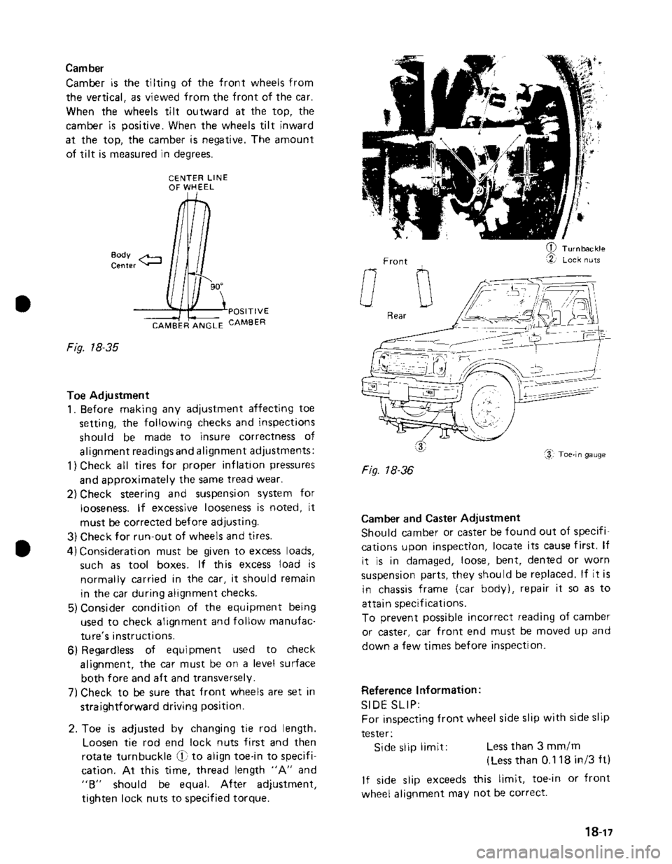 SUZUKI GRAND VITARA 1987  Service Repair Manual 