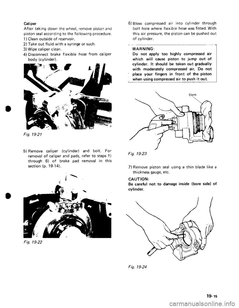 SUZUKI GRAND VITARA 1987  Service Repair Manual 