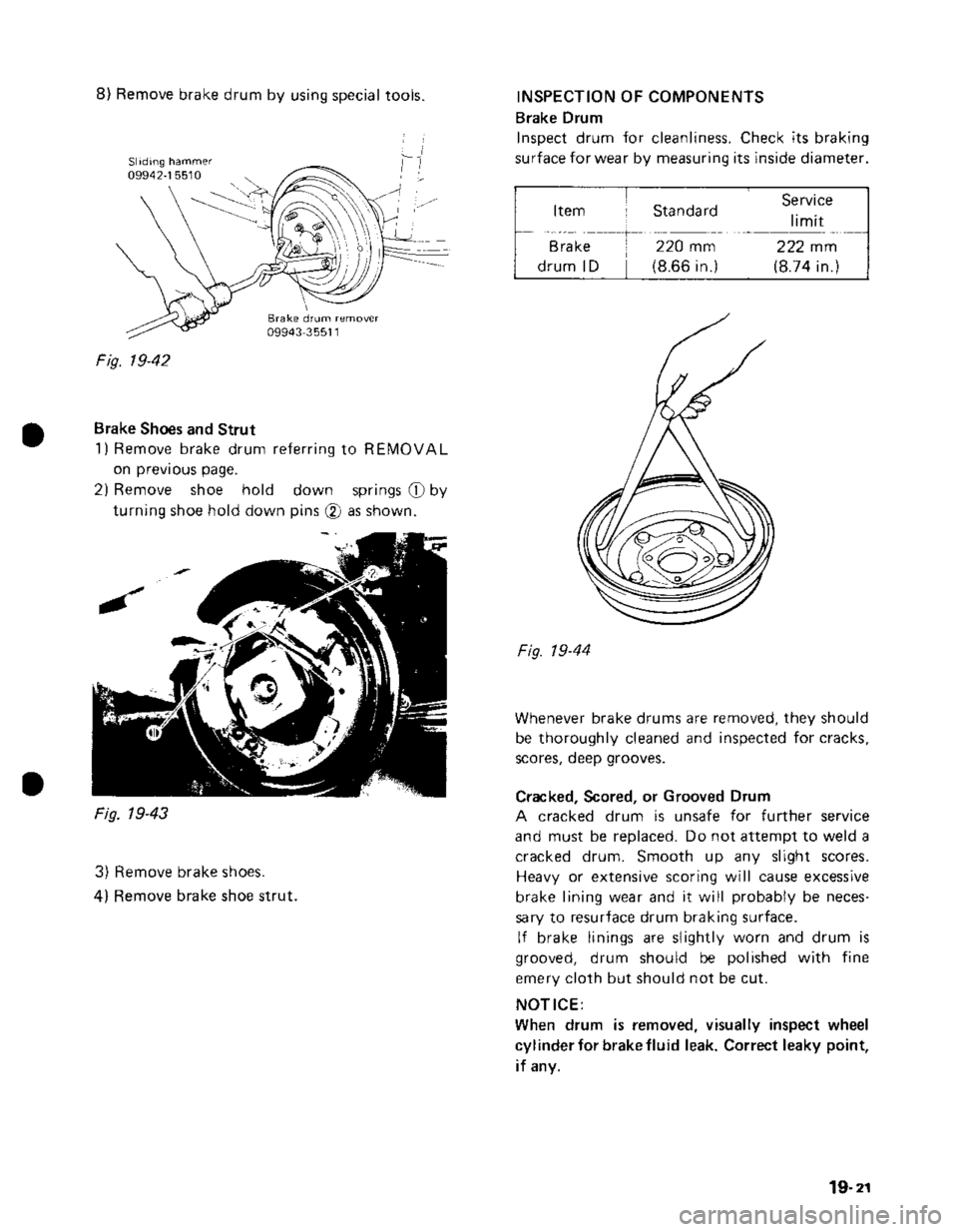 SUZUKI GRAND VITARA 1987  Service Repair Manual 