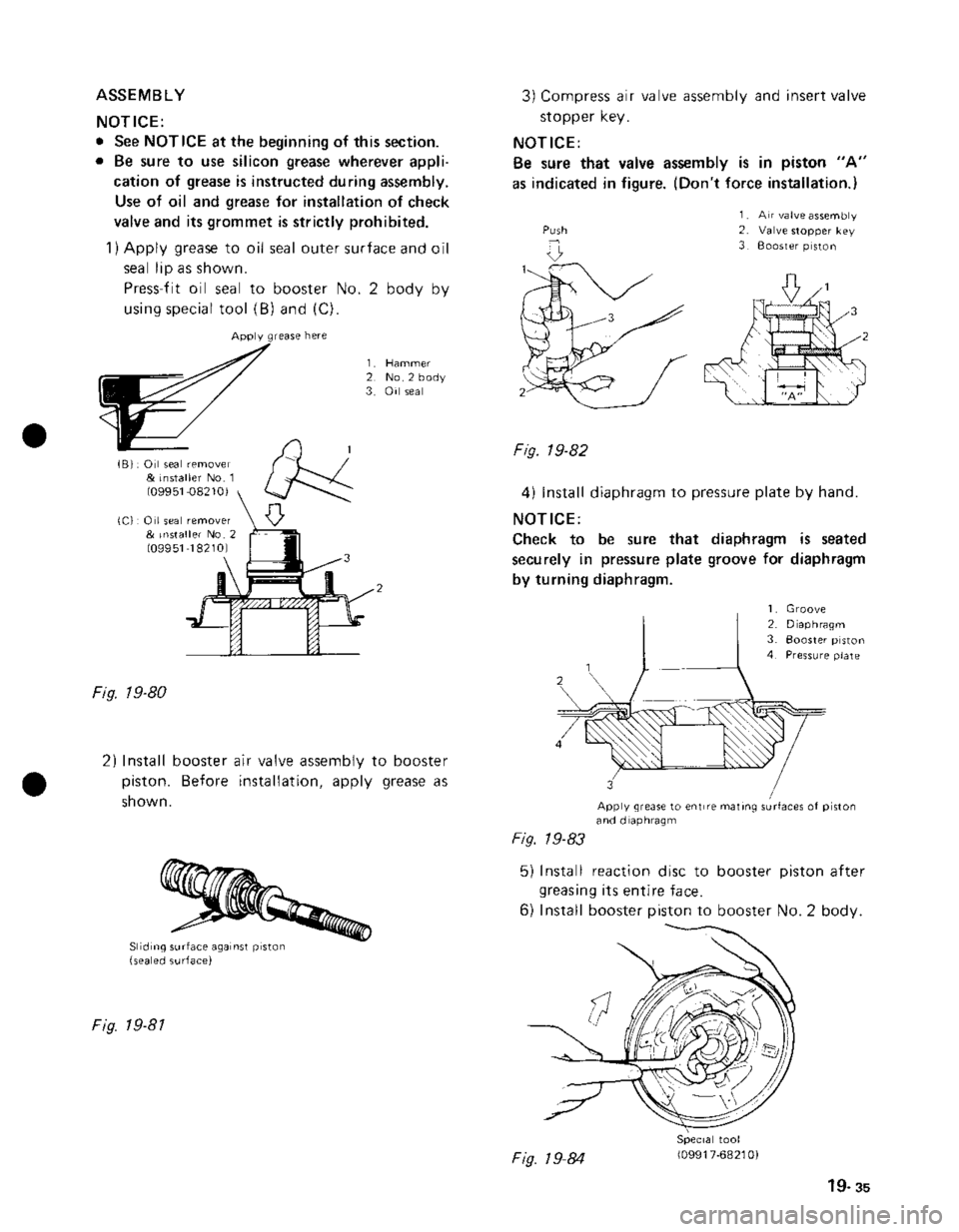 SUZUKI GRAND VITARA 1987  Service Repair Manual 