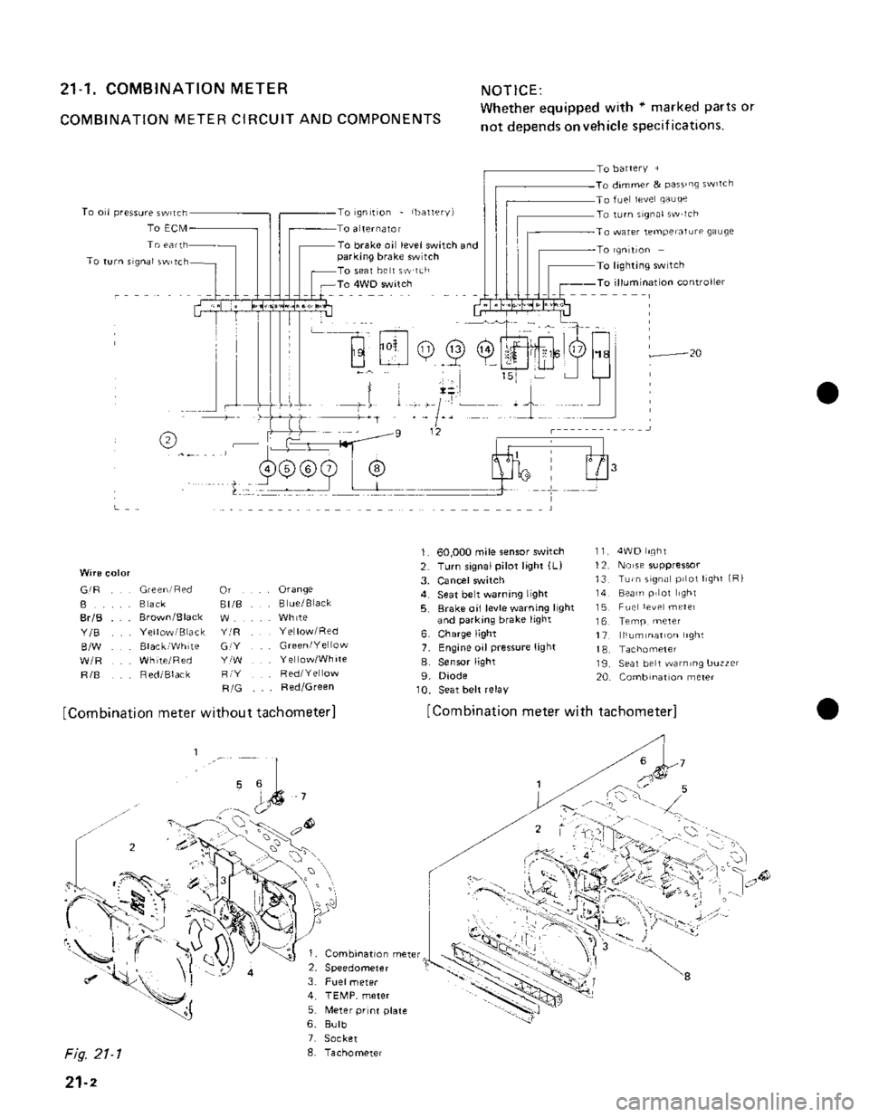 SUZUKI GRAND VITARA 1987  Service Repair Manual 