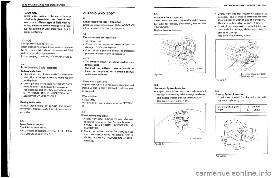 SUZUKI SWIFT 1989  Service Manual 