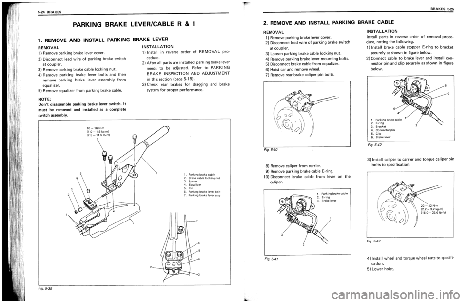 SUZUKI SWIFT 1989  Service Manual 