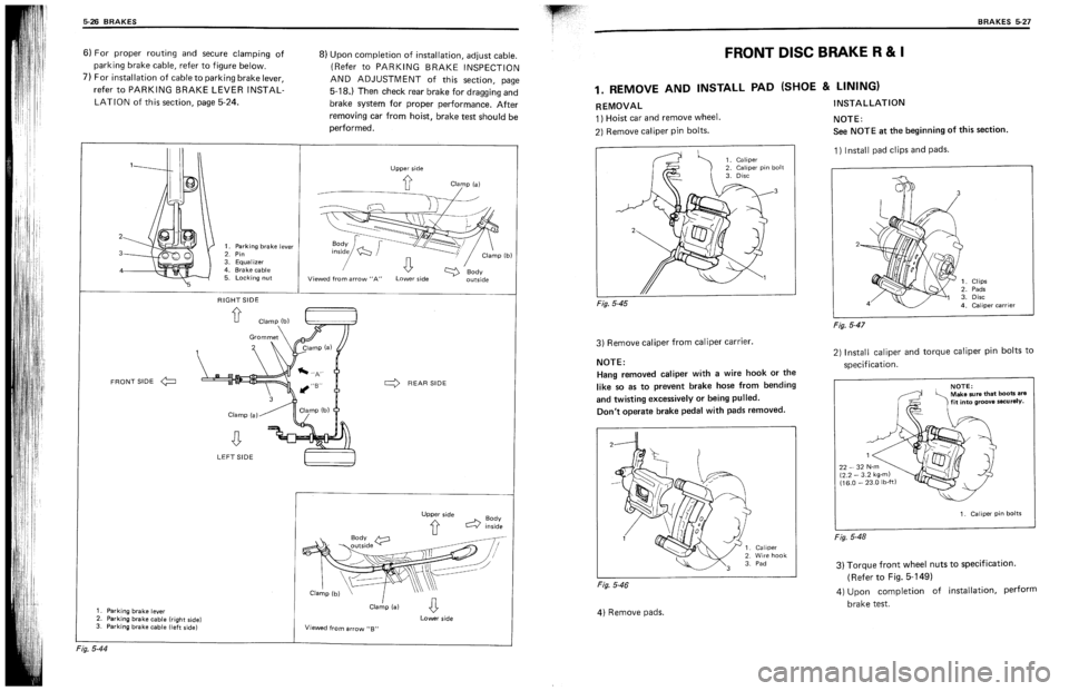 SUZUKI SWIFT 1989  Service Manual 