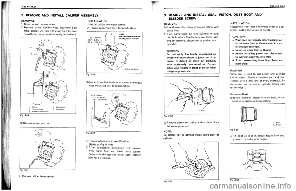 SUZUKI SWIFT 1989  Service Manual 