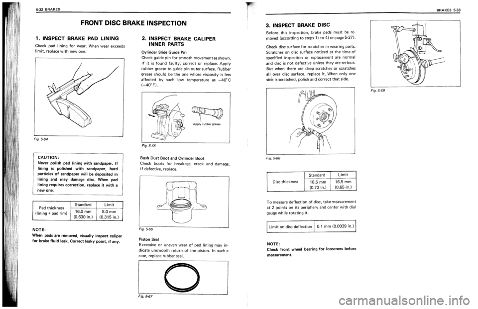 SUZUKI SWIFT 1989  Service Manual 