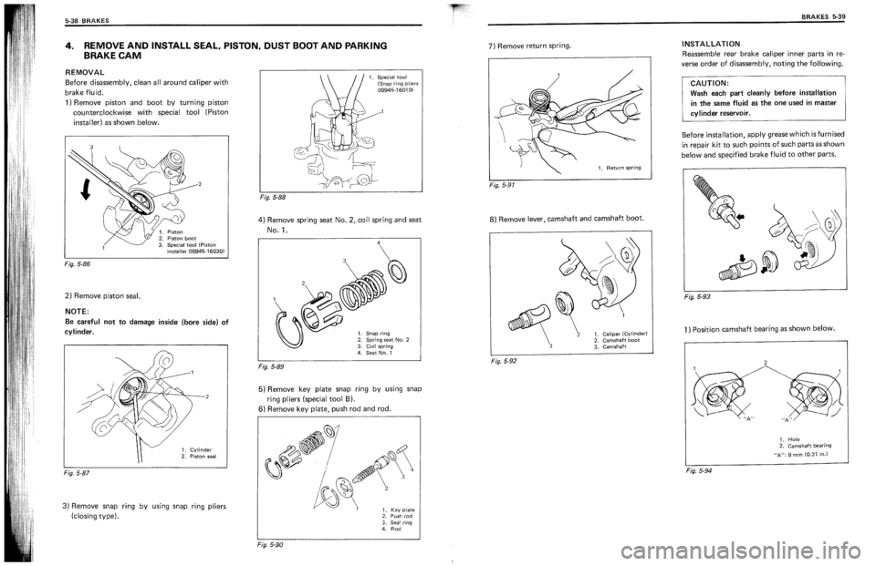 SUZUKI SWIFT 1989  Service Manual 