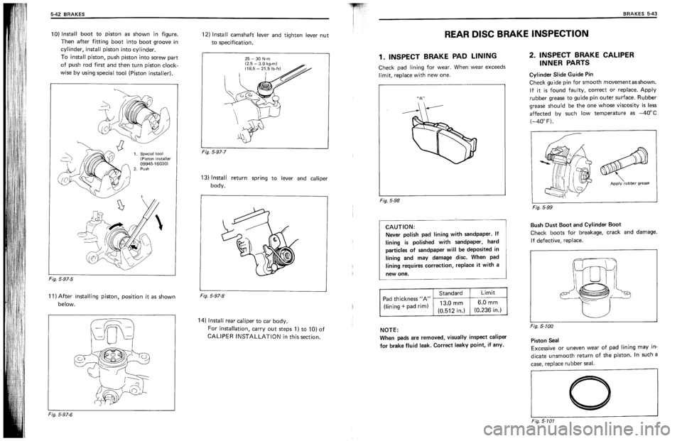 SUZUKI SWIFT 1989  Service Manual 