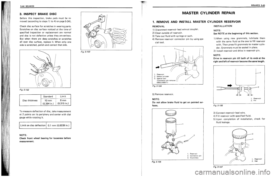 SUZUKI SWIFT 1989  Service Manual 
