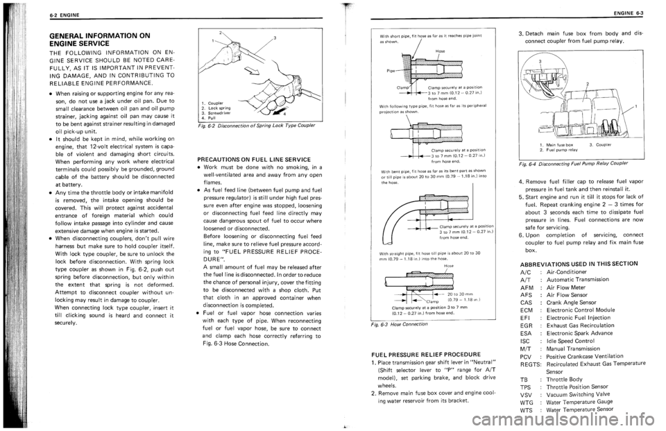 SUZUKI SWIFT 1989  Service Manual 