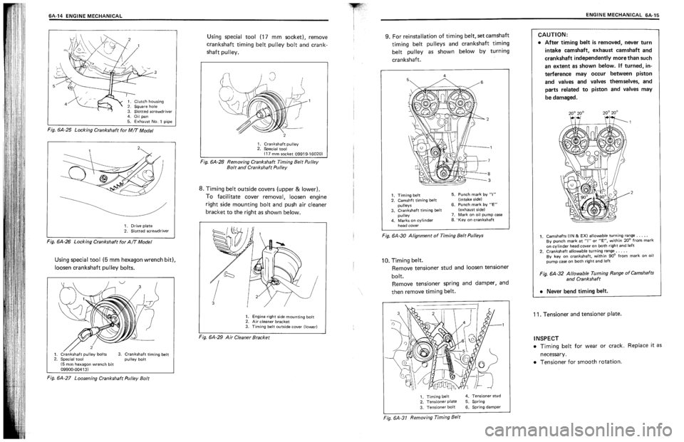 SUZUKI SWIFT 1989  Service Manual 