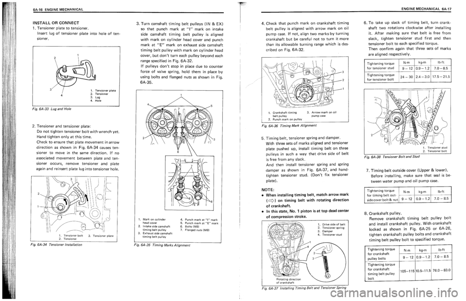 SUZUKI SWIFT 1989  Service Manual 