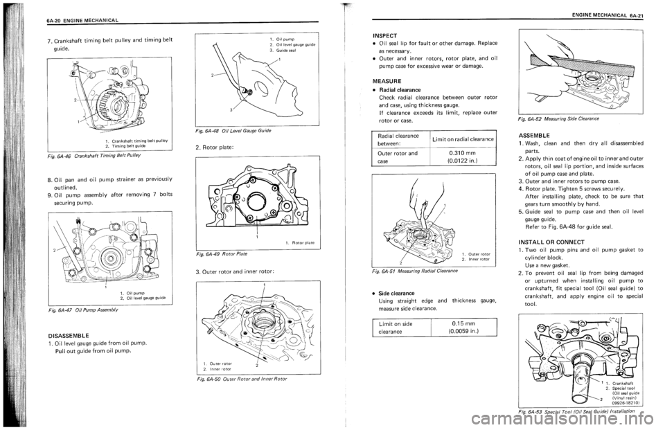 SUZUKI SWIFT 1989  Service Manual 
