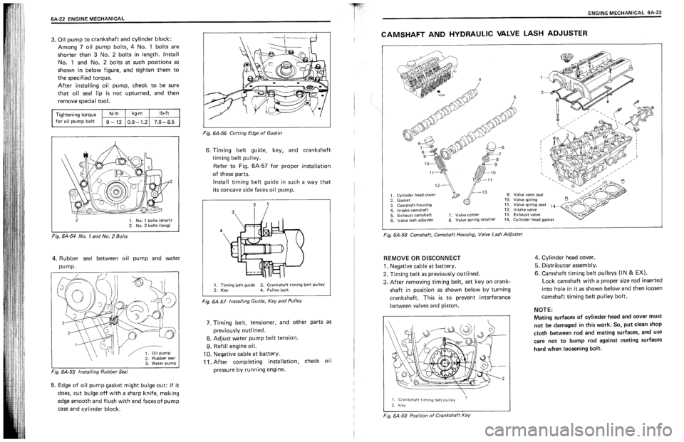 SUZUKI SWIFT 1989  Service Manual 