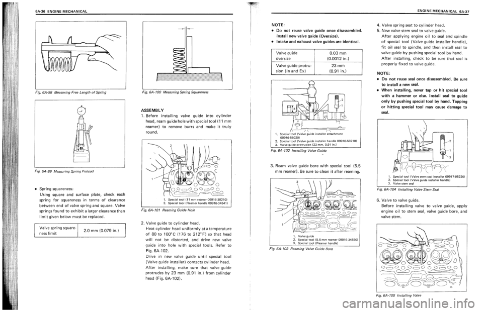 SUZUKI SWIFT 1989  Service Manual 