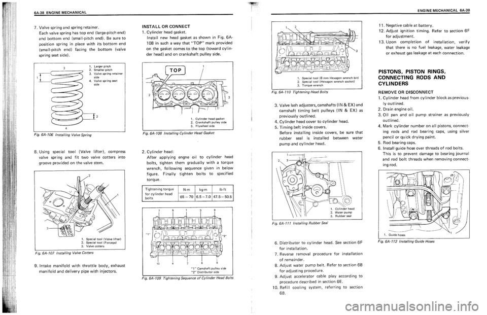 SUZUKI SWIFT 1989  Service Manual 