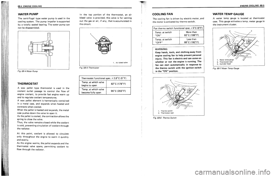 SUZUKI SWIFT 1989  Service Manual 