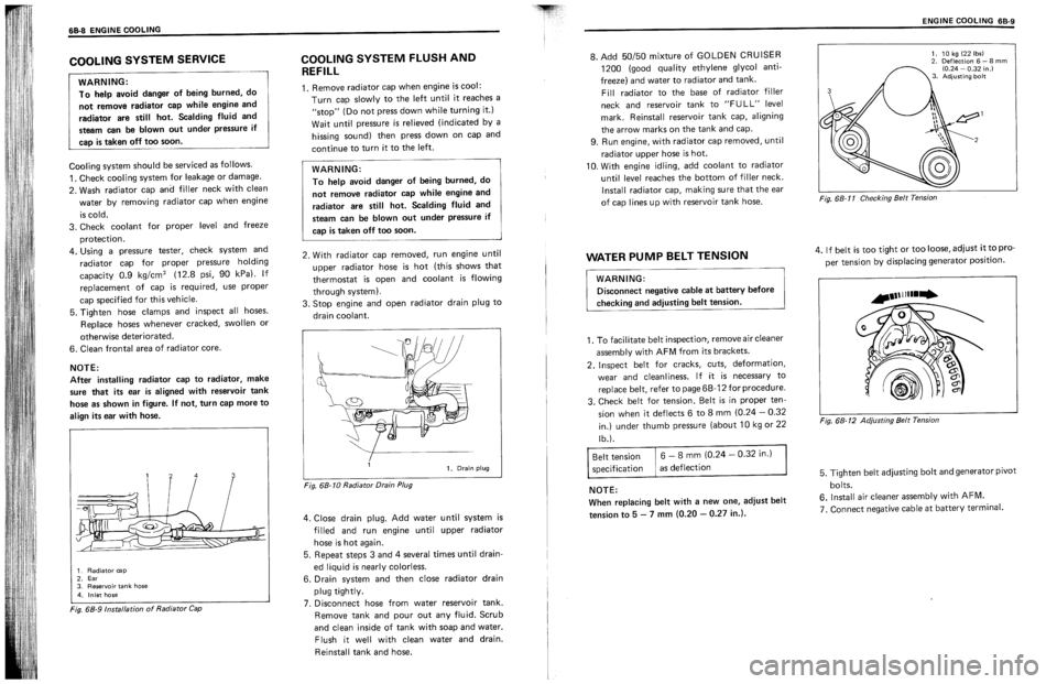 SUZUKI SWIFT 1989  Service Manual 