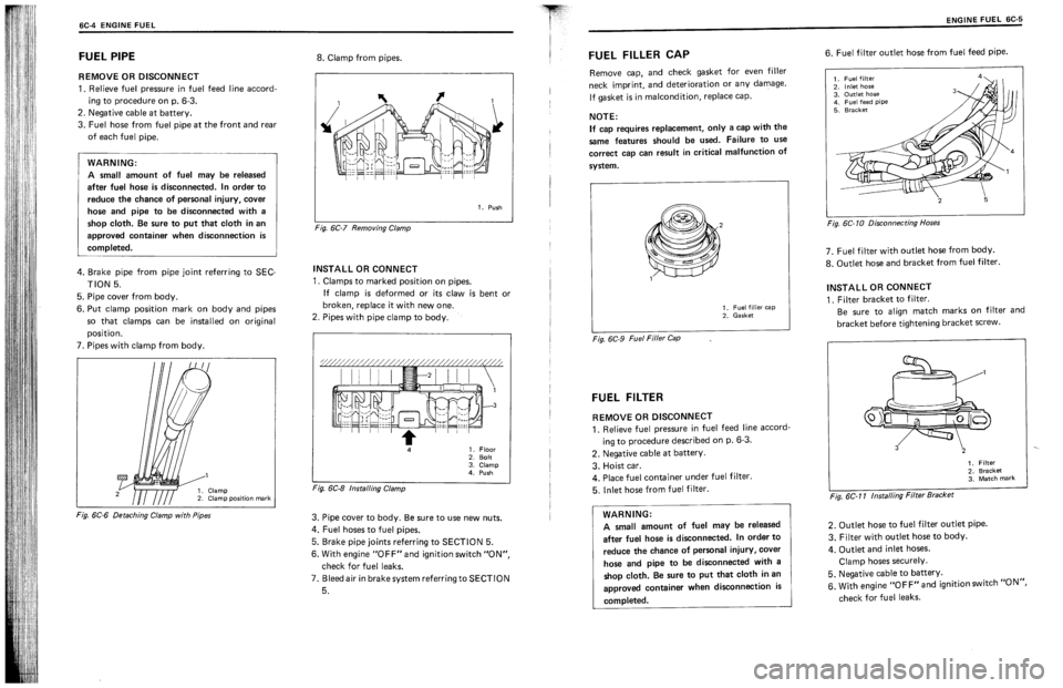 SUZUKI SWIFT 1989  Service Manual 