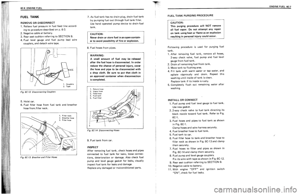 SUZUKI SWIFT 1989  Service Manual 