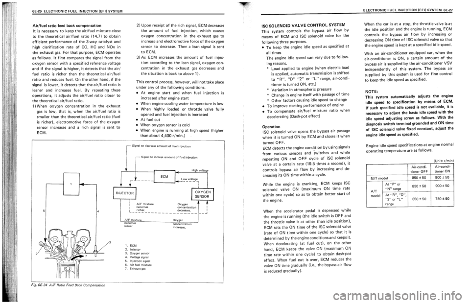 SUZUKI SWIFT 1989  Service Manual 