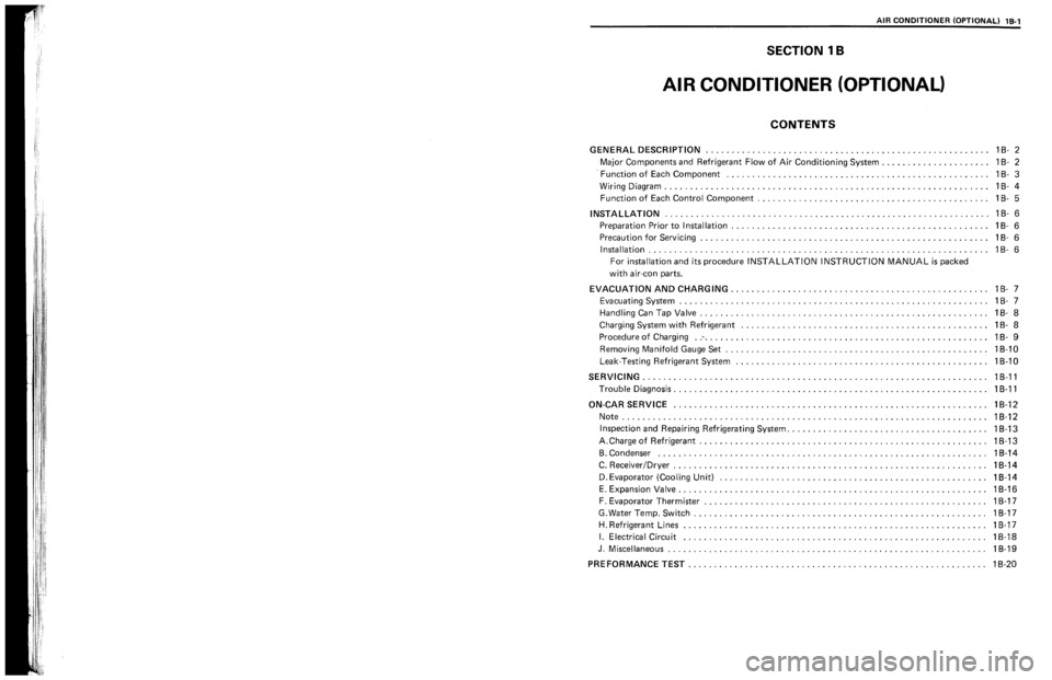 SUZUKI SWIFT 1989  Service Manual 