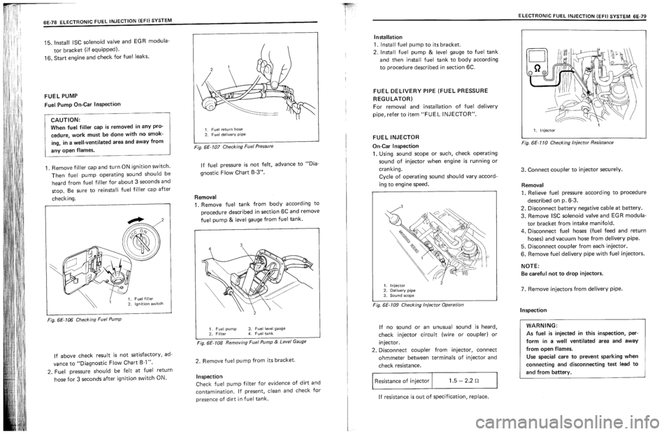 SUZUKI SWIFT 1989  Service Manual 