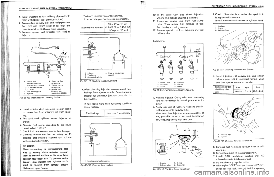 SUZUKI SWIFT 1989  Service Manual 