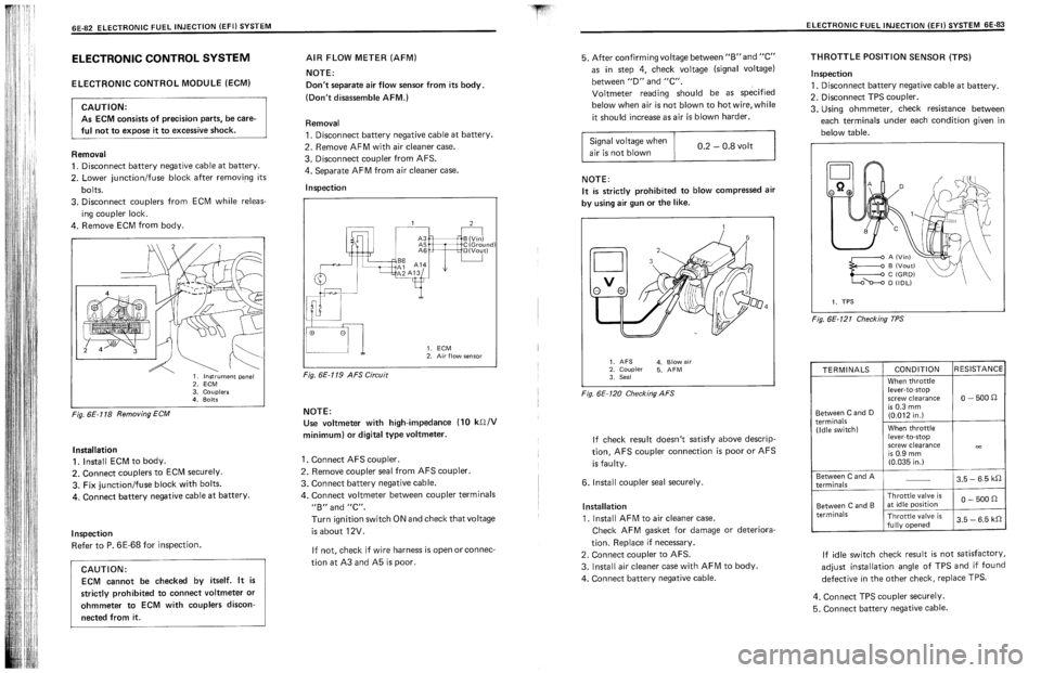 SUZUKI SWIFT 1989  Service Manual 
