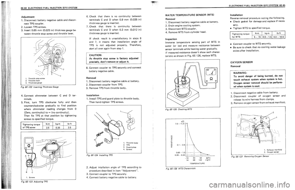 SUZUKI SWIFT 1989  Service Manual 