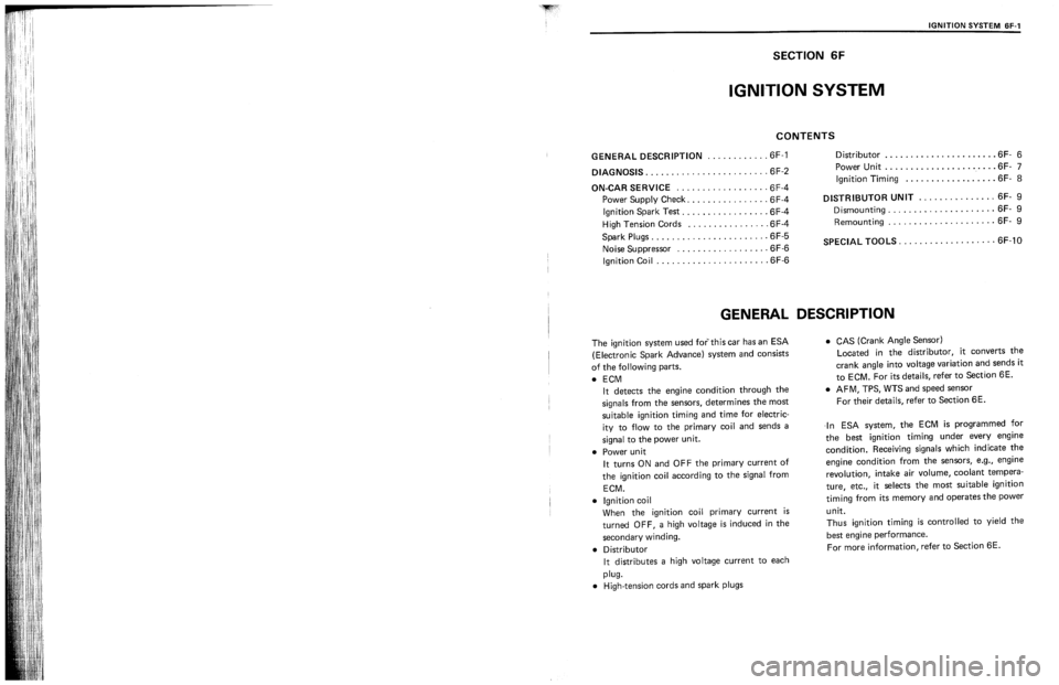 SUZUKI SWIFT 1989  Service Manual 