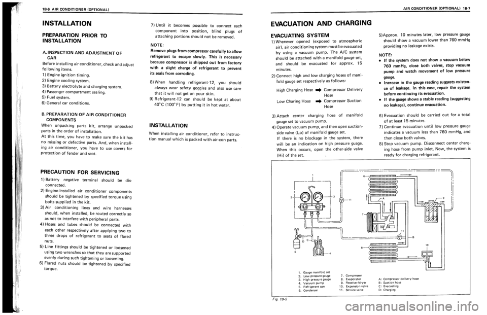SUZUKI SWIFT 1989  Service Manual 