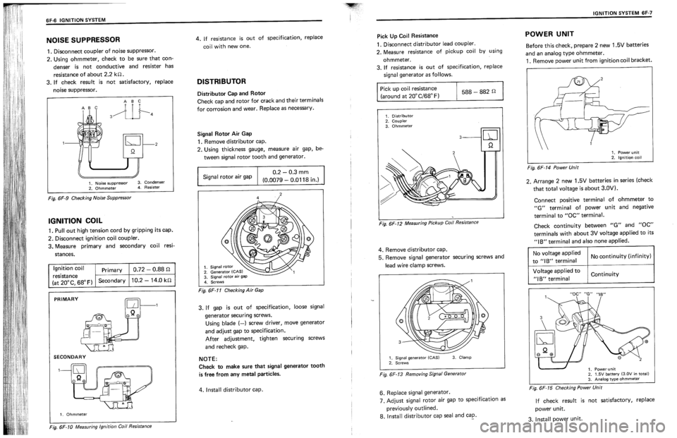 SUZUKI SWIFT 1989  Service Manual 