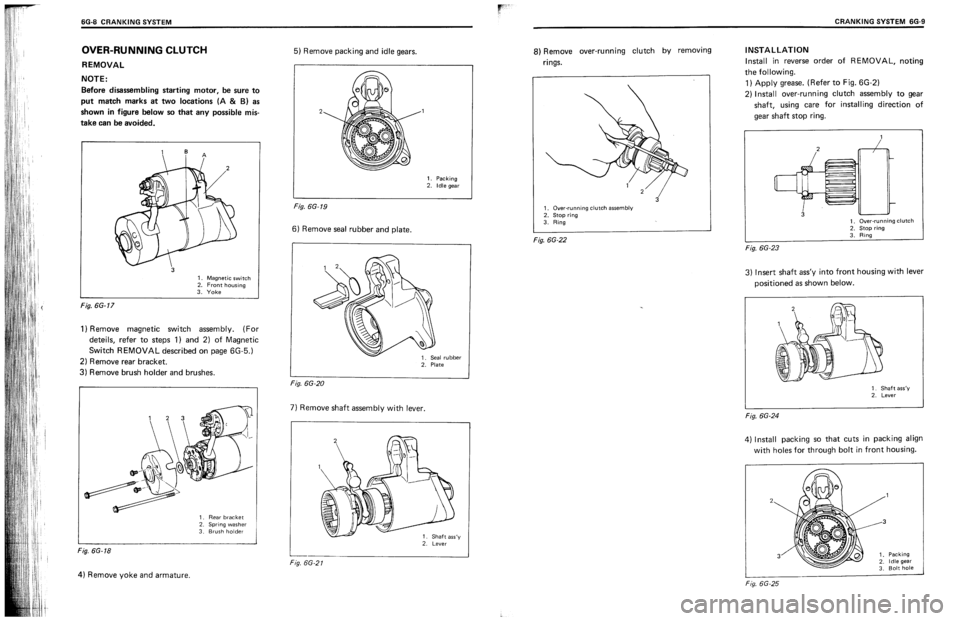 SUZUKI SWIFT 1989  Service Manual 