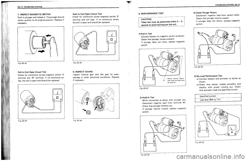SUZUKI SWIFT 1989  Service Manual 