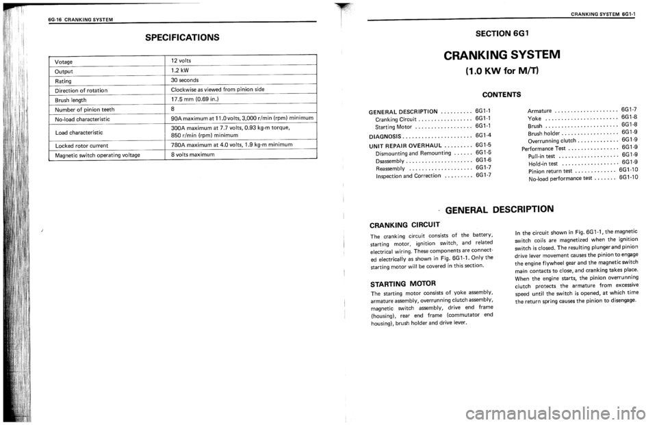 SUZUKI SWIFT 1989  Service Manual 