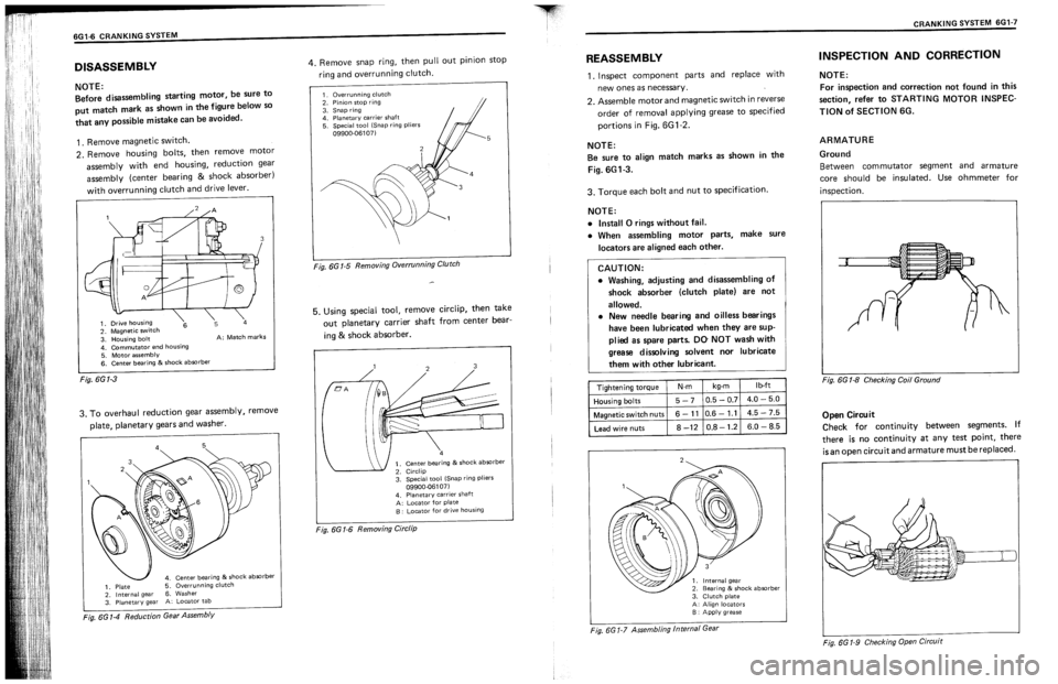 SUZUKI SWIFT 1989  Service Manual 