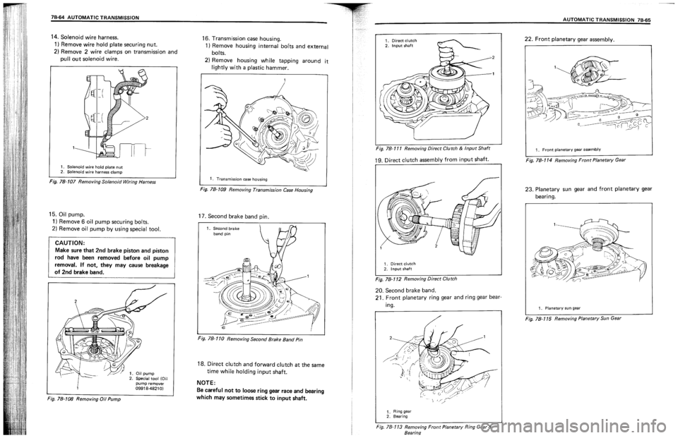 SUZUKI SWIFT 1989  Service Manual 