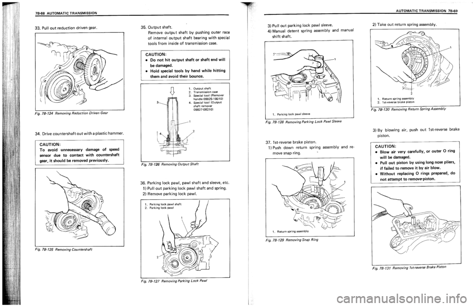 SUZUKI SWIFT 1989  Service Manual 